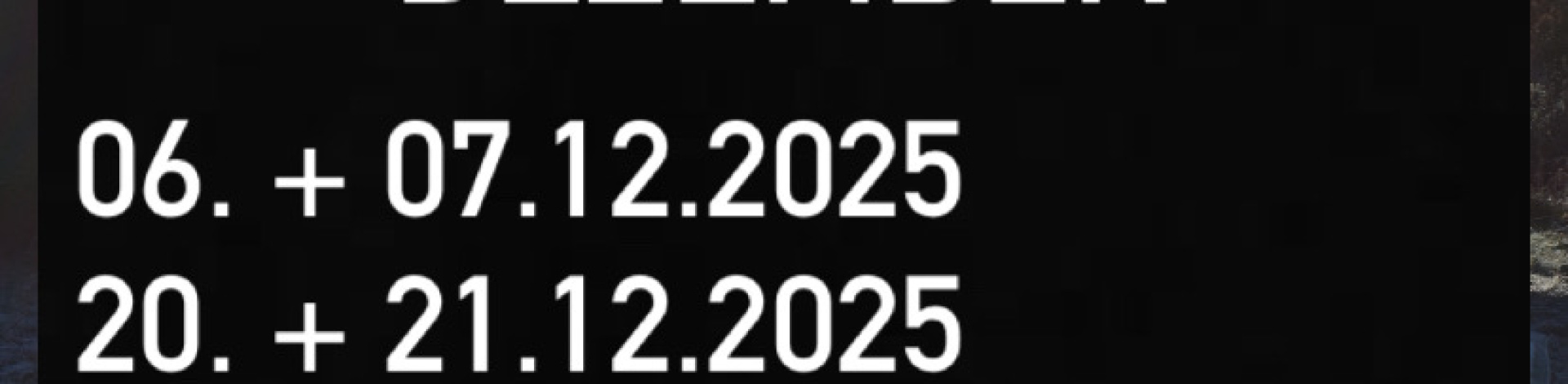 Wochenendöffnungszeiten im Dezember 2025