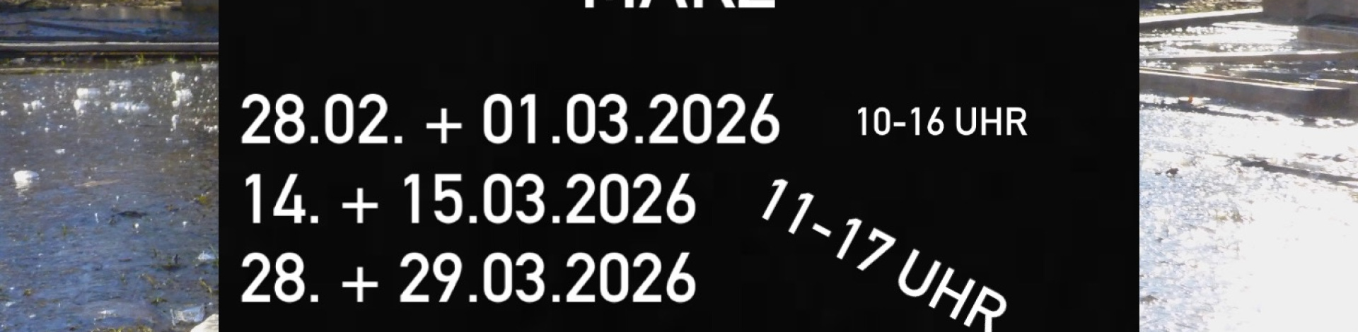 Wochenendöffnungszeiten im März 2026