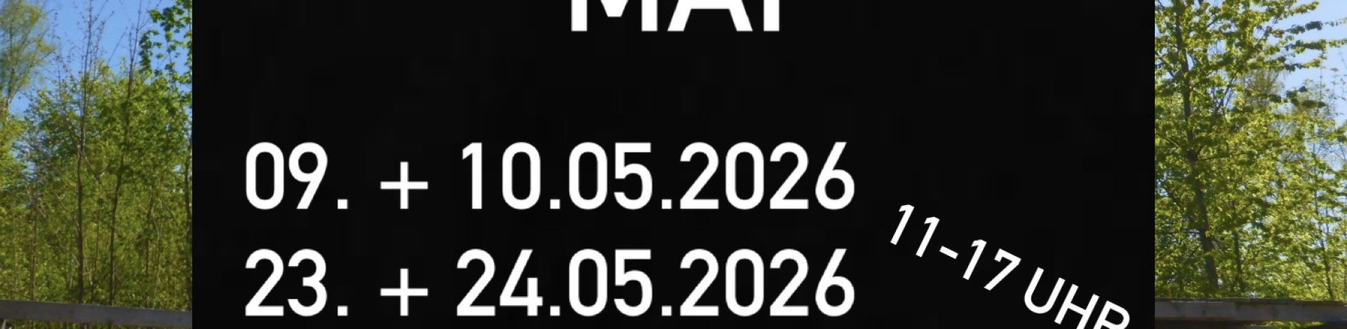 Wochenendöffnungszeiten im Mai 2026