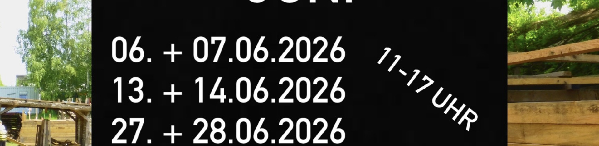 Wochenendöffnungszeiten im Juni 2026