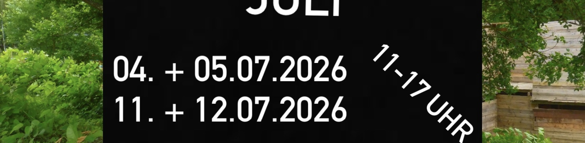Wochenendöffnungszeiten im Juli 2026